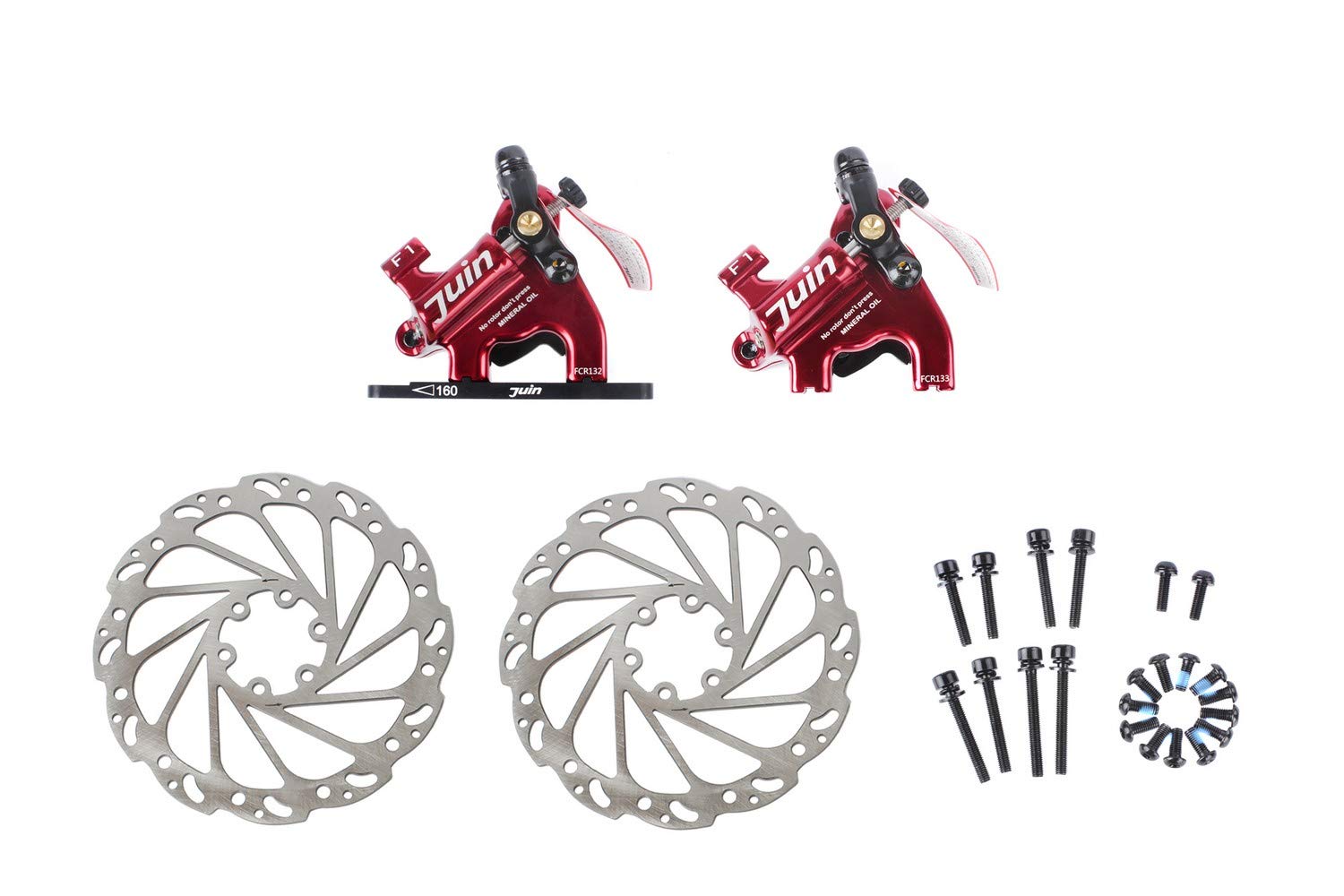 Juin Tech F1 Cable-Actuated Hydraulic Disc Brake Caliper Set